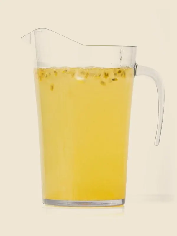 A jug of golden Mango Passion Fizz